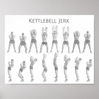 Kettlebell Jerk Poster