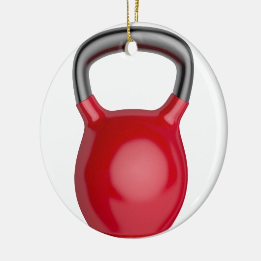 Kettlebell Keramisch Ornament (Links)