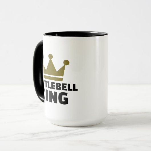 Kettlebell king mok (Voorkant links)