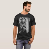 KETTLEBELL LION STATUE T-SHIRT (Voorkant volledig)