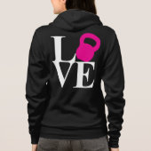 Kettlebell Love Hoodie (Achterkant)