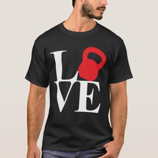 Kettlebell Love T-shirt (Voorkant)