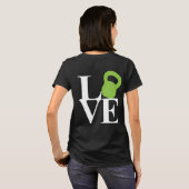 Kettlebell Love T-shirt (Achterkant volledig)