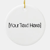 Kettlebell met een lege ster keramisch ornament (Achterkant)