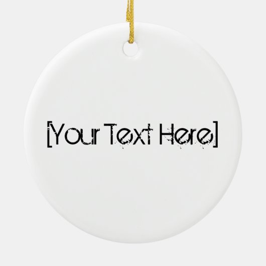 Kettlebell met een lege ster keramisch ornament (Achterkant)