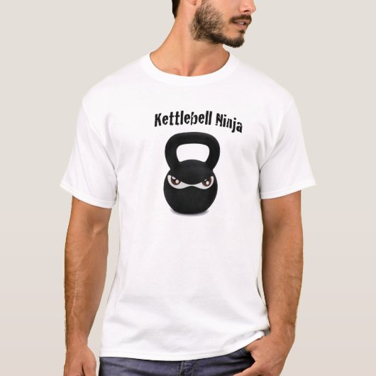 Kettlebell Ninja - Mannen T-shirt (Voorkant)