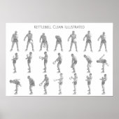 Kettlebell One Arm Clean Poster (Voorkant)