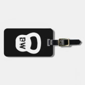 Kettlebell Personal Trainer Bagagelabel (Voorkant horizontaal)