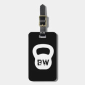 Kettlebell Personal Trainer Bagagelabel (Voorkant verticaal)
