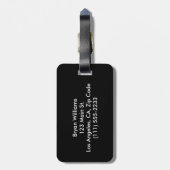 Kettlebell Personal Trainer Bagagelabel (Achterkant verticaal)