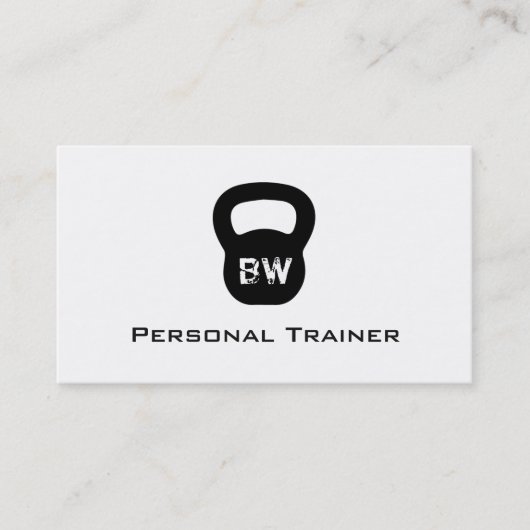 Kettlebell Personal Trainer Visitekaartje (Voorkant)