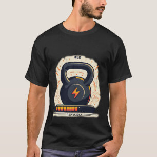 Kettlebell Power Up Fitness met hoog voltage T-shirt