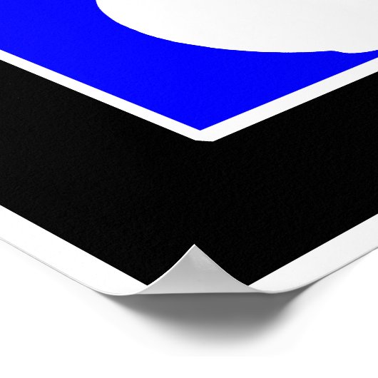 Kettlebell Pro-Logo - "Elite Fitness" - Afdruk Poster (Hoek)