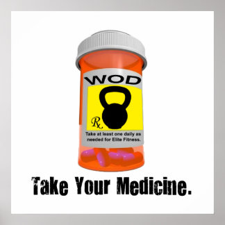 Kettlebell RX fles - neem uw Poster in