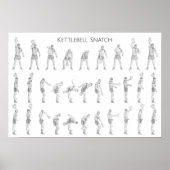 Kettlebell Snatch Poster (Voorkant)