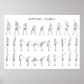 Kettlebell Snatch Poster (Voorkant)