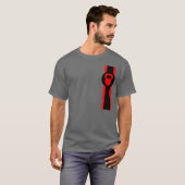 Kettlebell Striped T shirt (Voorkant volledig)
