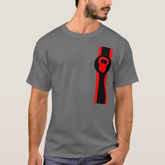 Kettlebell Striped T shirt (Voorkant)