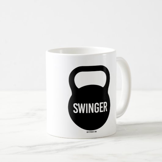 Kettlebell Swinger Koffiemok (Voorkant rechts)