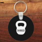 Kettlebell Swinger Sleutelhanger (Voorkant)