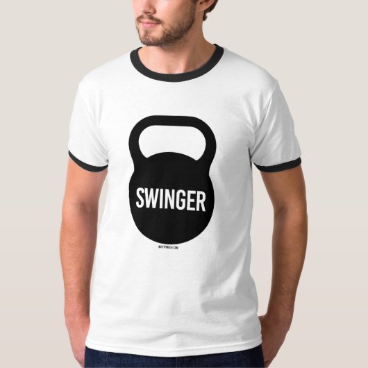 Kettlebell Swinger T-shirt (Voorkant)