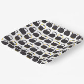 Kettlebell verjaardagsfeestje papieren bordje (Gebogen)