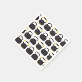 Kettlebell verjaardagsfeestje servet (Hoek)