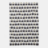 Kettlebell verjaardagsfeestje theedoek (Verticaal)