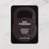 Kettlebell-vormkap Visitekaartje (Voorkant)