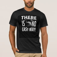 Kettlebell werkout t-shirt - Er is geen gemakkelij