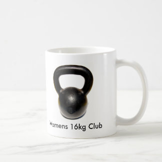 Kettlebell, Womens 16 kg Club Koffiemok
