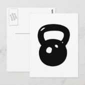Kettlebell Workout Briefkaart (Voorkant / Achterkant)