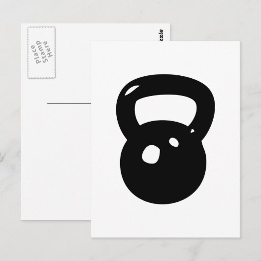 Kettlebell Workout Briefkaart (Voorkant / Achterkant)