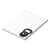 Kettlebell Workout Notitieblok (Linkerzijde)