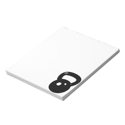 Kettlebell Workout Notitieblok (Linkerzijde)