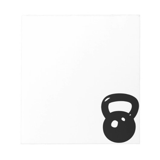 Kettlebell Workout Notitieblok (Voorkant)