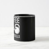 Kettlebells Coffee HIIT Fitness Workout Gym Mok (Midden)