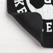 Kettlebells en boerenkoolchips - Funny Novelty Wor Muismat (Hoek)