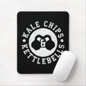 Kettlebells en boerenkoolchips - Funny Novelty Wor Muismat (Met muis)