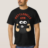 Kettlebells Gym Workout T-shirt (Voorkant)