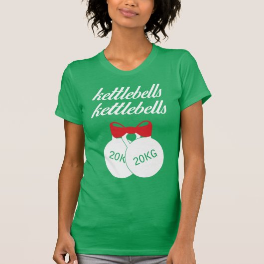Kettlebells Kettlebells kerstT-shirt T-shirt (Voorkant)