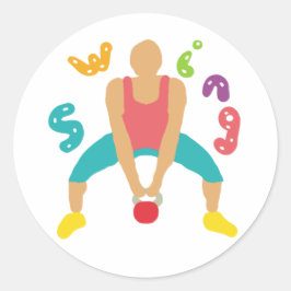 Kettlebells Ronde Sticker