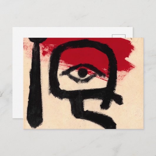 Kettledrummer van Paul Klee Briefkaart (Voorkant / Achterkant)