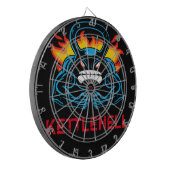 kettlehel dartbord (Voorkant Links)