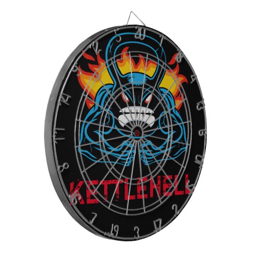 kettlehel dartbord (Voorkant Links)