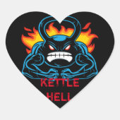 kettlehel hart sticker (Voorkant)