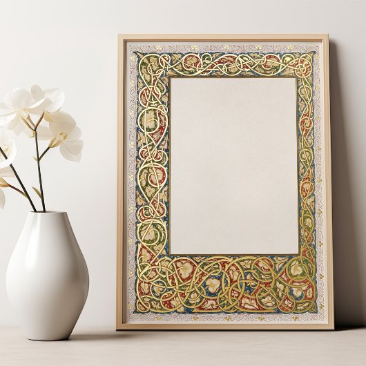 Ketubah Rubaiyat Handschrift Art Nouveau Folie Afdrukken