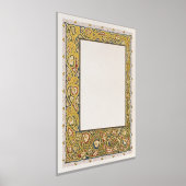 Ketubah Rubaiyat Handschrift Art Nouveau Folie Afdrukken (Laagn)