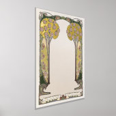 Ketubah Tree of Life Handschrift Art Nouveau Folie Afdrukken (Laagn)
