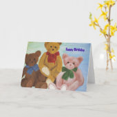 "Keuffe vrienden", Happy Birthday Kaart (Gele Bloem)